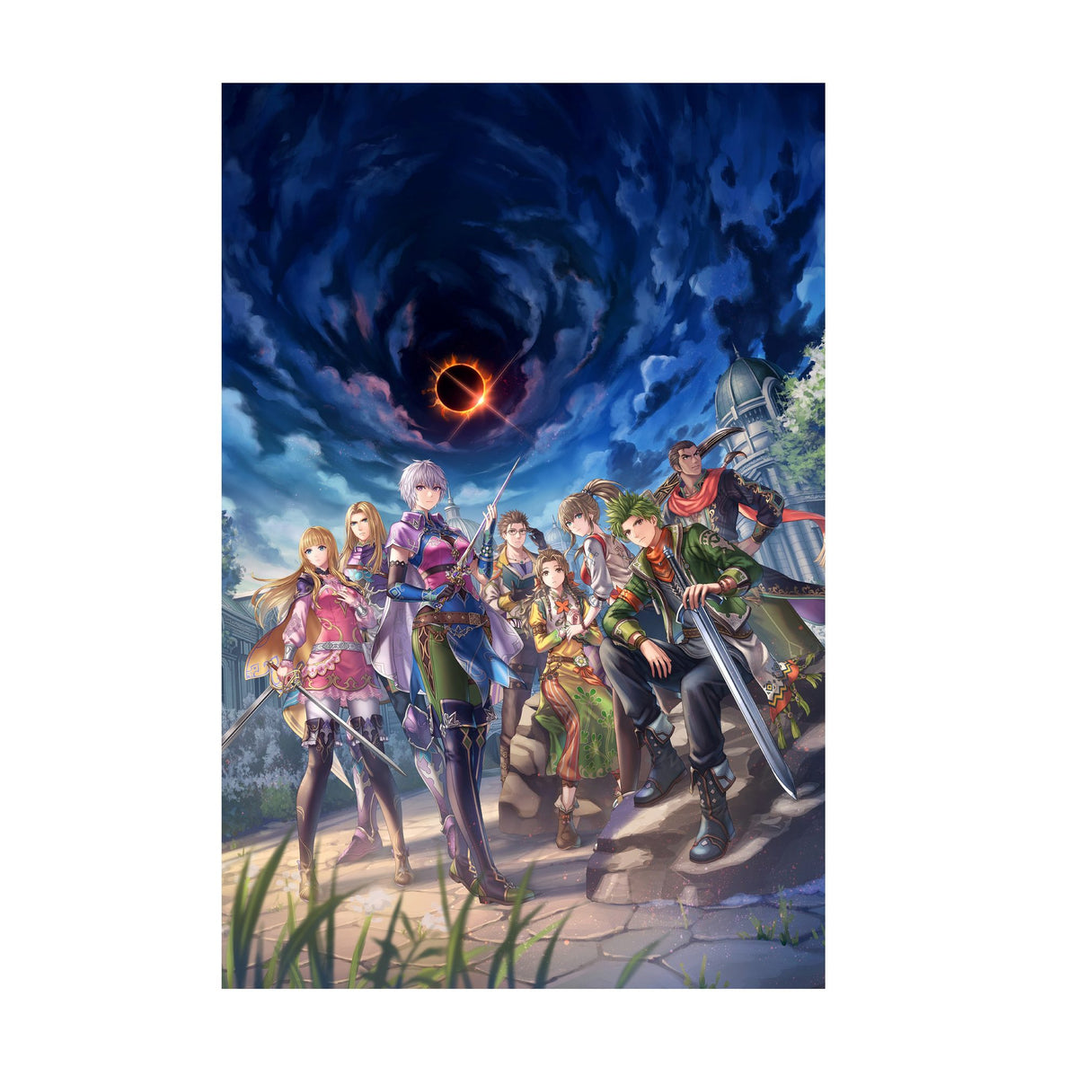 Romancing SaGa 3 Key Art poster print