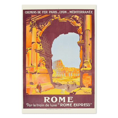 Rome — Arch of Titus poster print