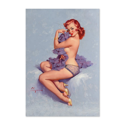 Roxanne by Gil Elvgren, pin-up poster — framed print