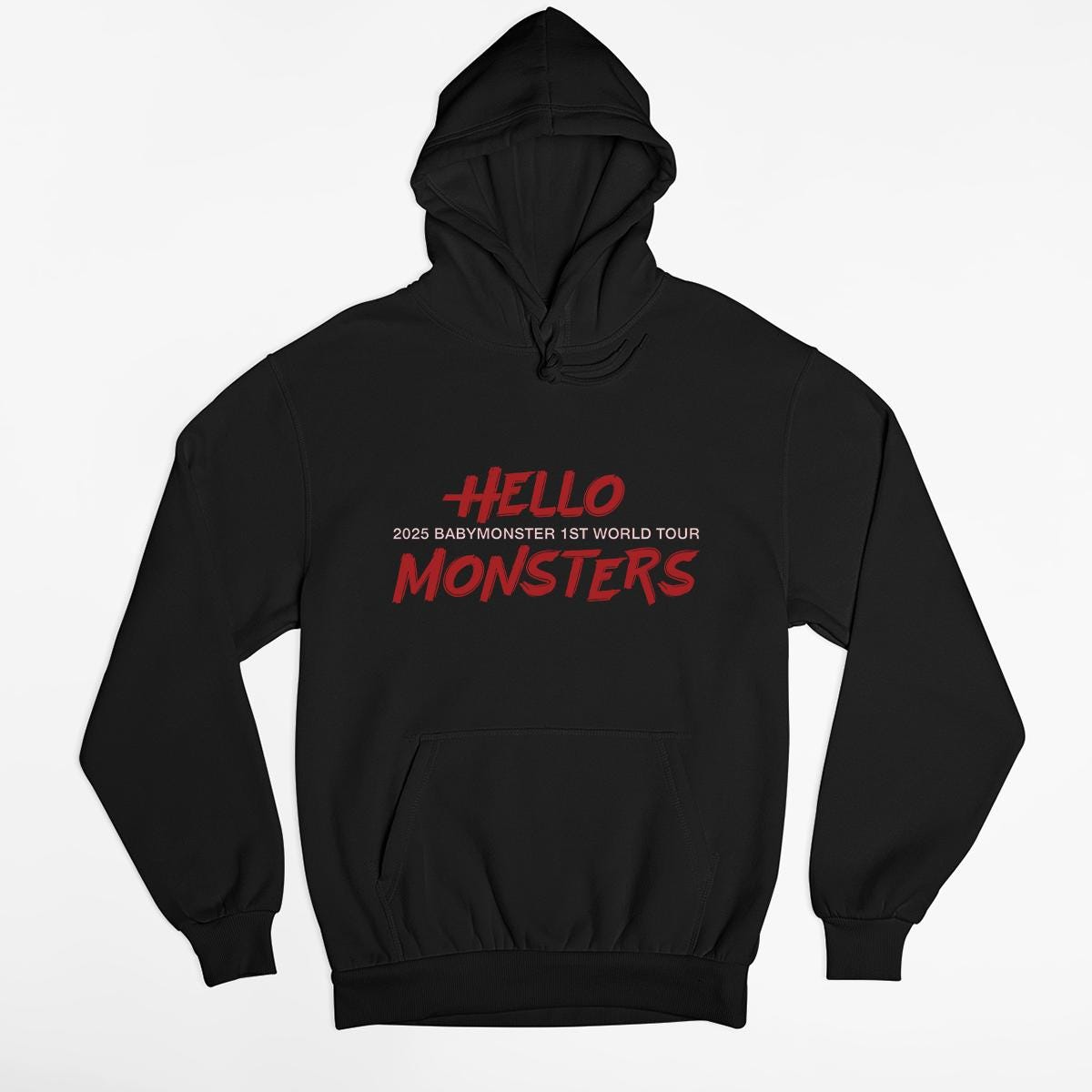 all monsters are human hoodie Babymonster Hoodie, Hello Monsters 1st World Tour Hoodie, Kpop Hoodie – Pira Pira Boxes
