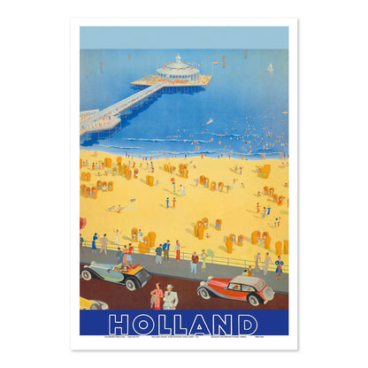 Scheveningen Holland poster print