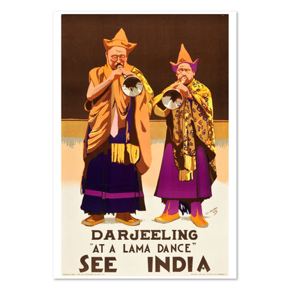 See India Darjeeling poster print