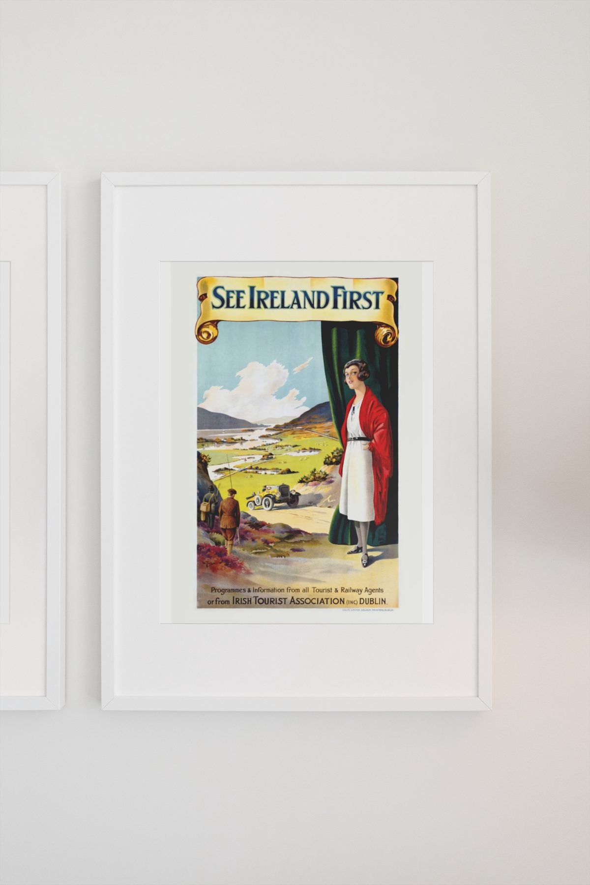 See Ireland First poster on a light wall