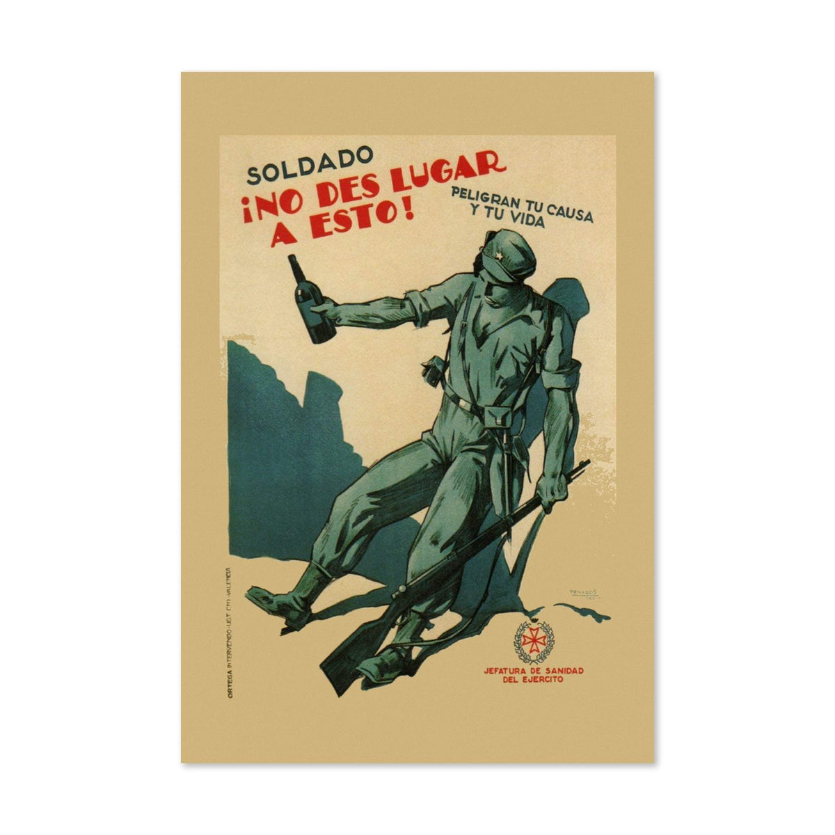 Soldier Dont Let This Happen poster print