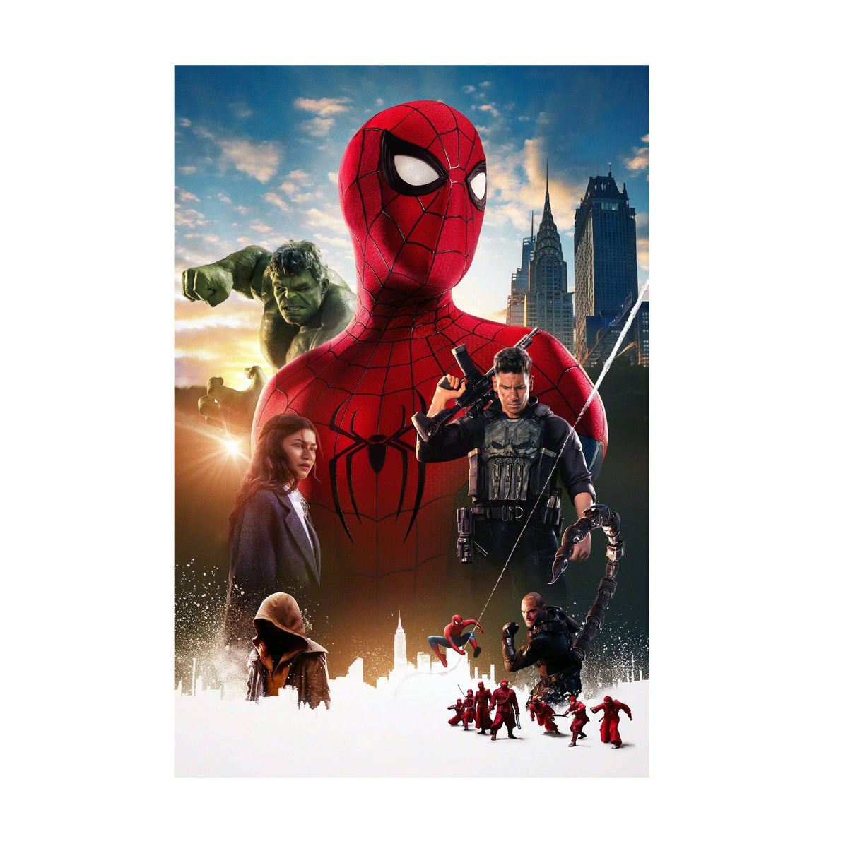 Spider-Man: Brand New Day (2026) Movie Ensemble Key Art poster print