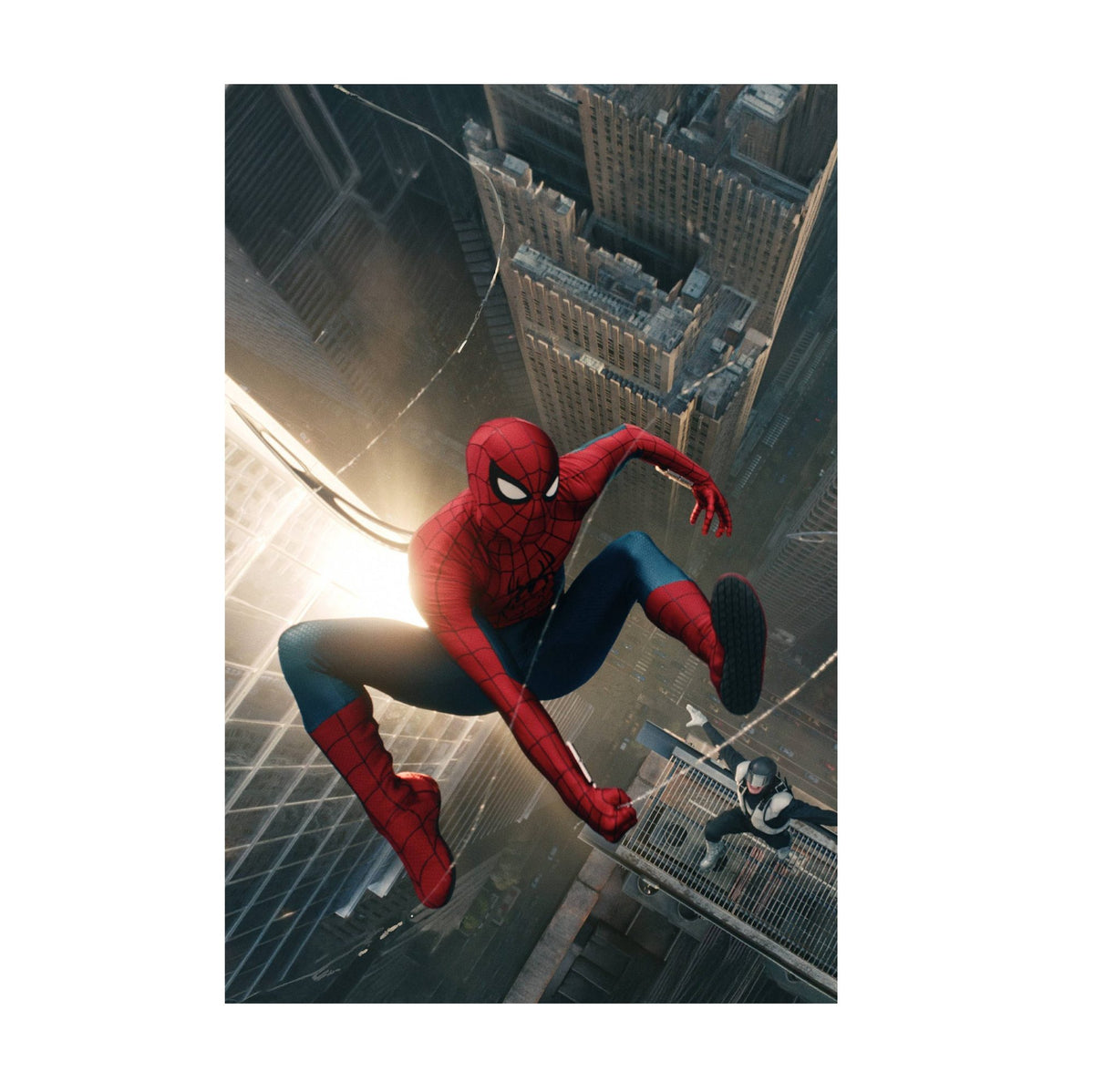 Spider-Man: Brand New Day (2026) Movie Skyline Leap Art poster print