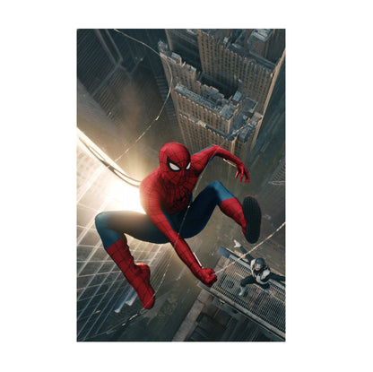Spider-Man: Brand New Day (2026) Movie Skyline Leap Art poster print