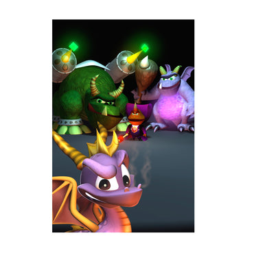 Spyro 2: Ripto's Rage! New Bosses Key Art poster print