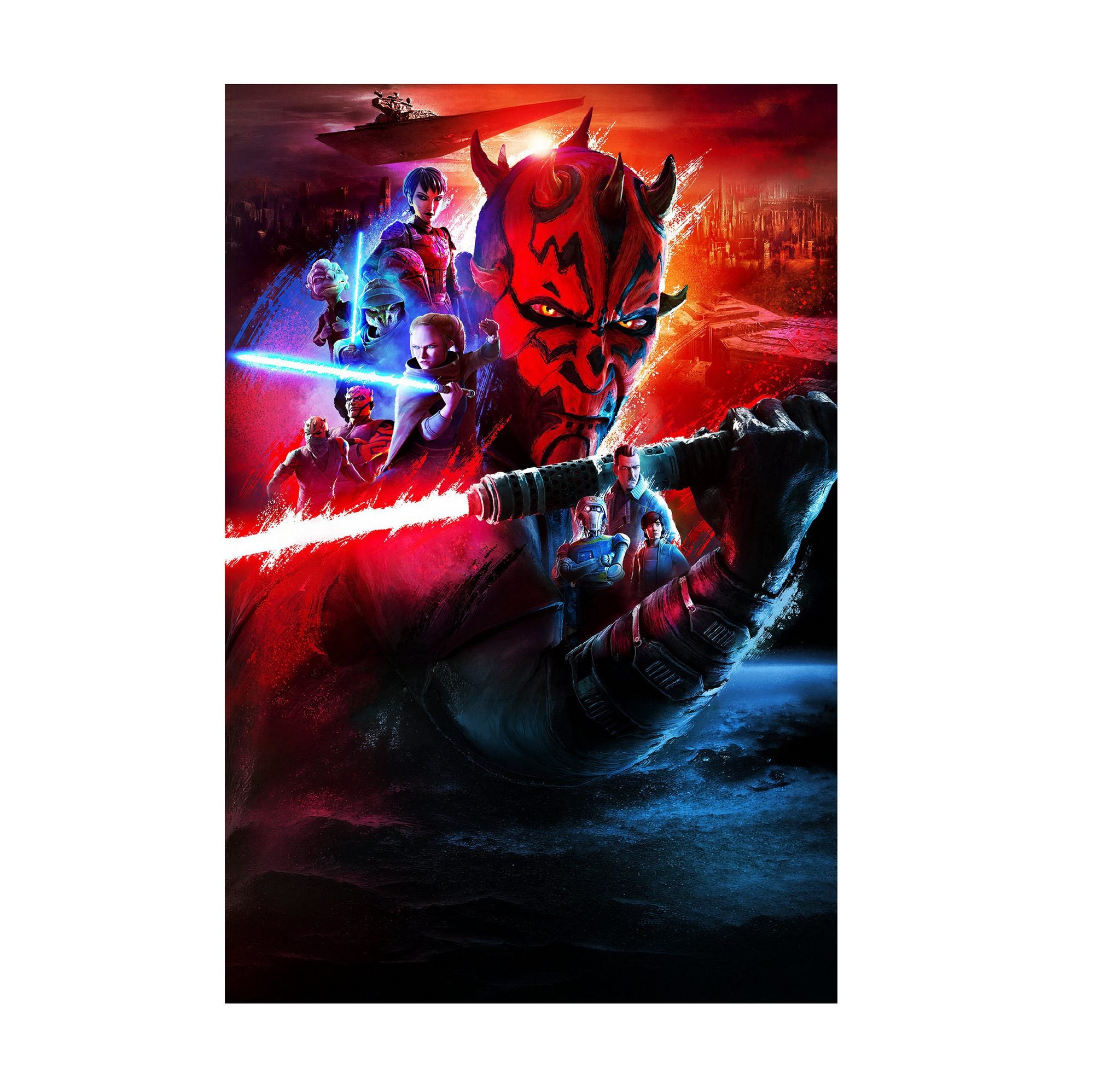 Star Wars: Maul – Shadow Lord Darth Maul Art poster print
