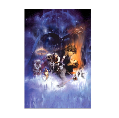 Star Wars: The Empire Strikes Back (1980) Movie Painted Art poster print
