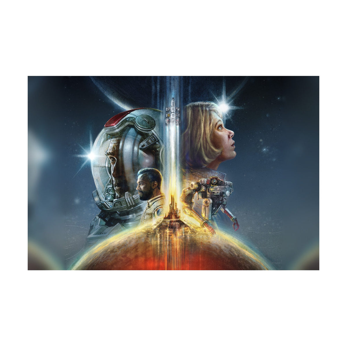 Starfield Key Art horizontal poster print