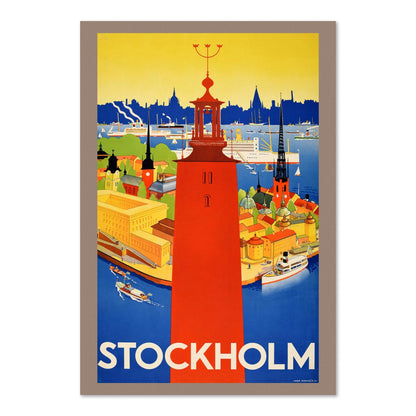 Stockholm Sweden poster print