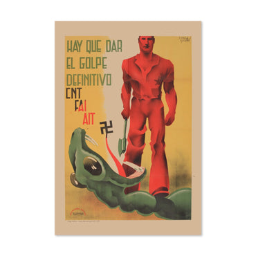 Strike the Final Blow CNT FAI AIT poster print