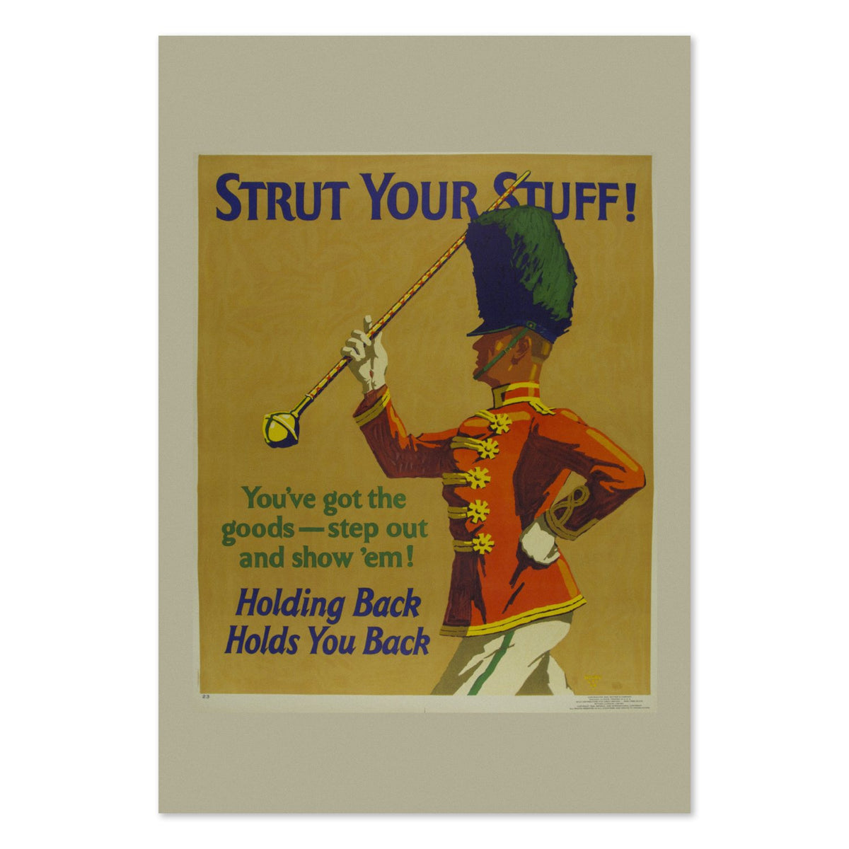 Strut Your Stuff poster print