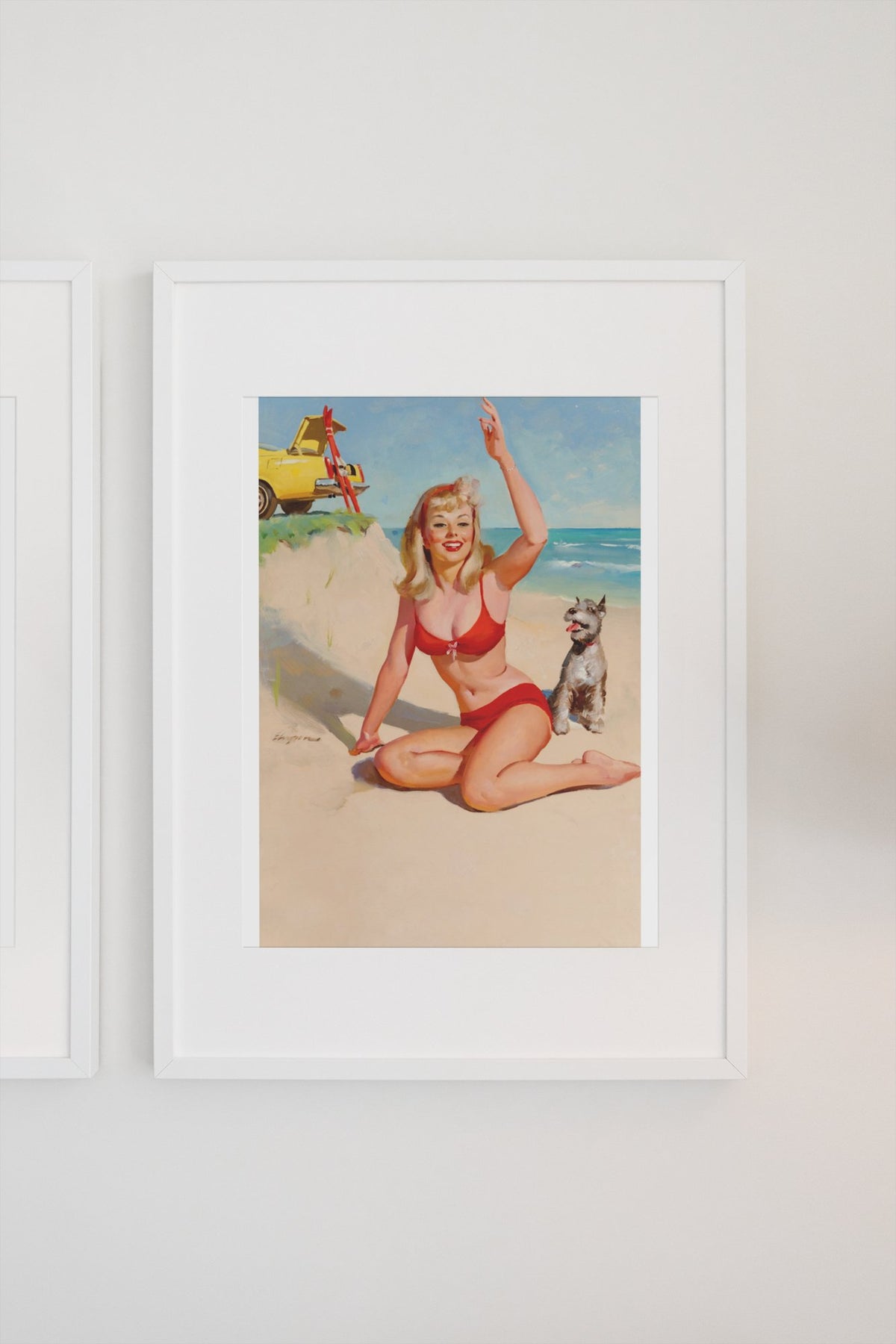 Summer Fun by Gil Elvgren, pin-up poster — gallery wall