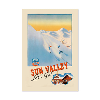 Sun Valley Union Pacific poster print