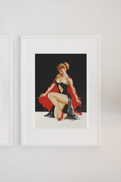 Sweet and Sultry poster on a light wall
