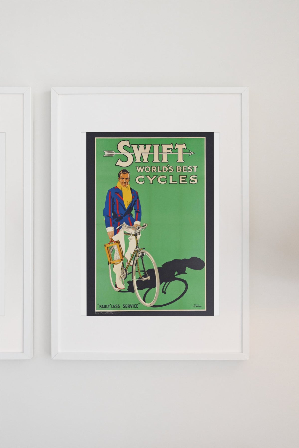 Swift Worlds Best Cycles poster on a light wall
