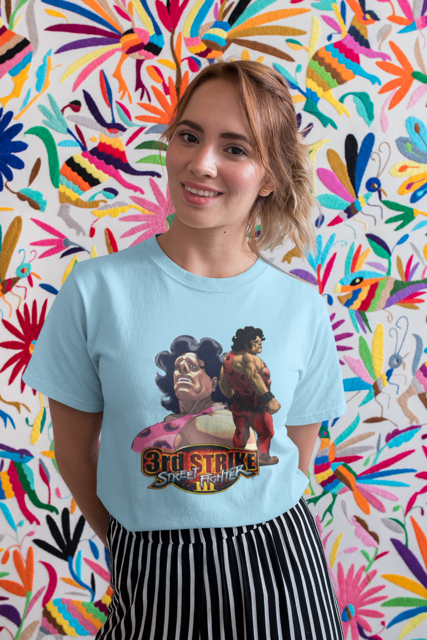 Street Fighter III 3rd Strike | Hugo Key Art Premium Unisex T-shirt