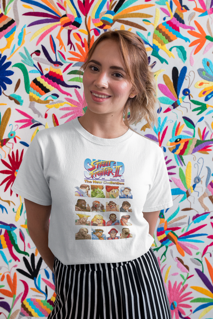 Super Street Fighter II The New Challengers | Characters Select Screen Premium Unisex T-shirt
