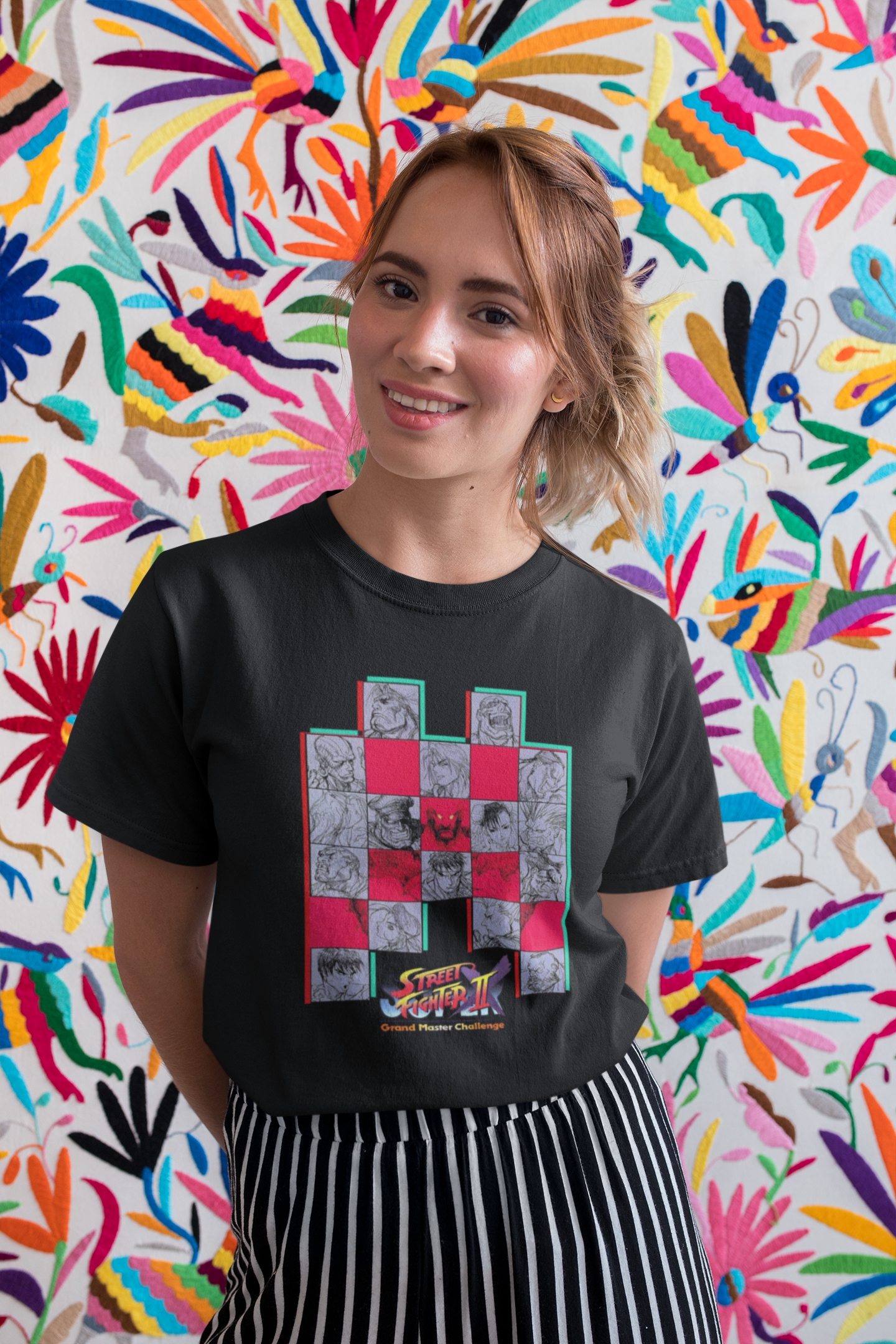 Super Street Fighter II X Grand Master Challenge Cover Premium Unisex T-shirt