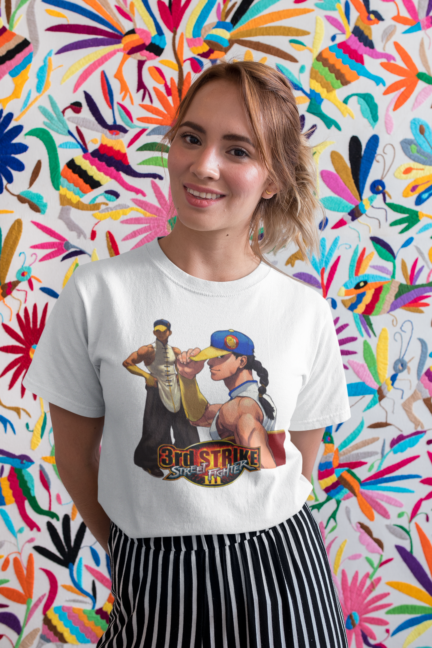 Street Fighter III 3rd Strike | Yun Key Art Premium Unisex T-shirt