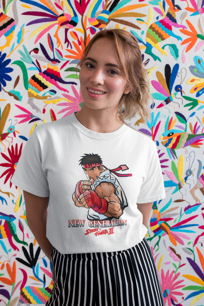 Street Fighter III New Generation | Ryu Key Art Ver 2 Premium Unisex T-shirt