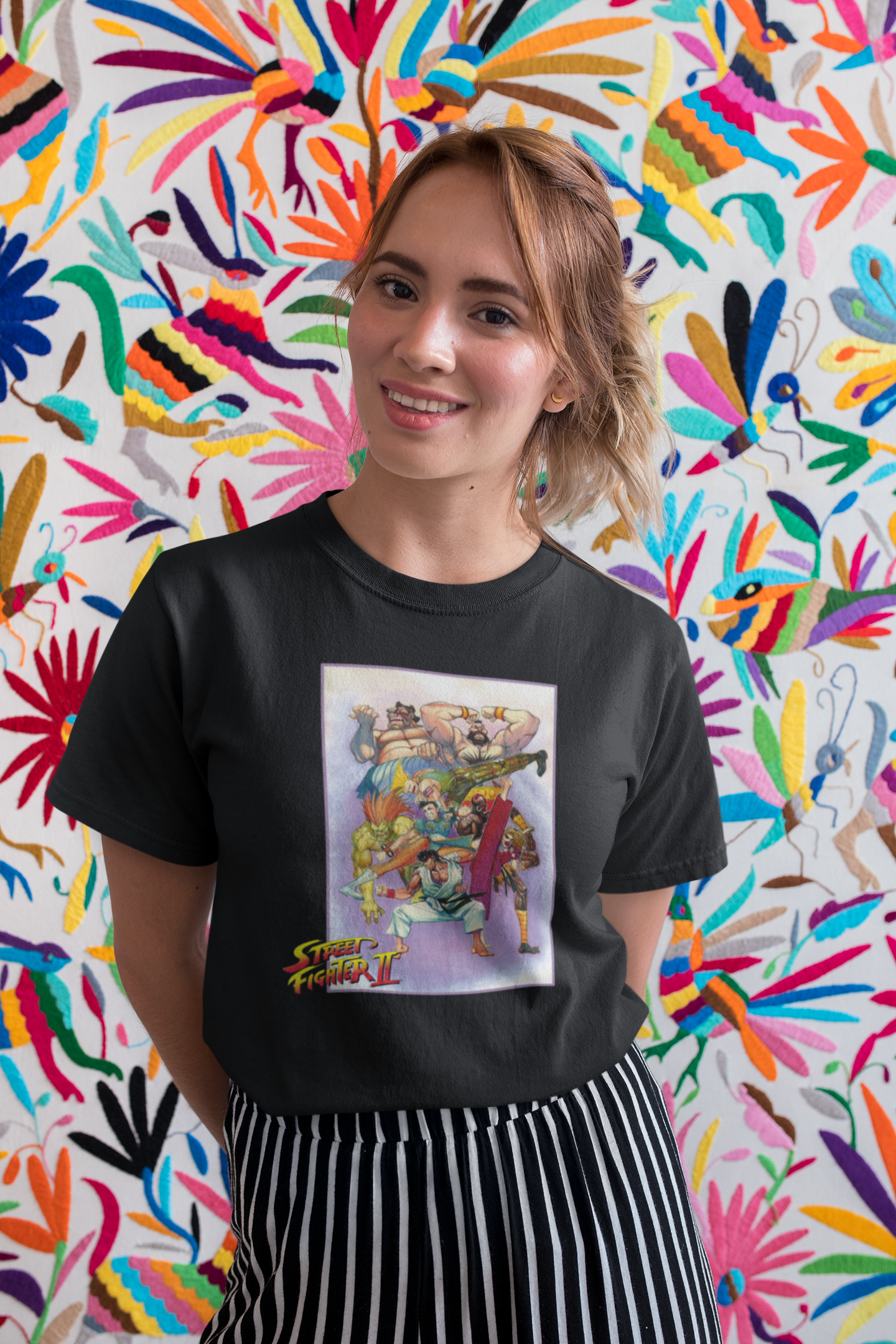 Street Fighter II The World Warrior Cover 2 Premium Unisex T-shirt