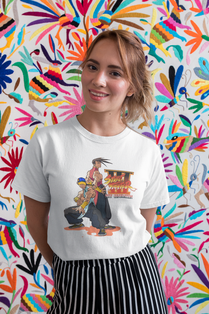 Street Fighter III New Generation | Yun And Yang Key Art Premium Unisex T-shirt