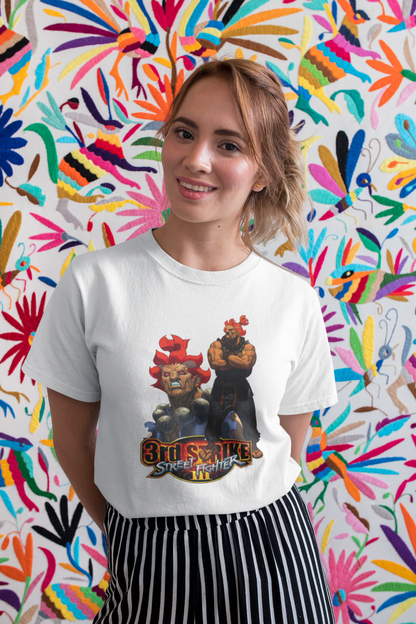 Street Fighter III 3rd Strike | Gouki Akuma Key Art Premium Unisex T-shirt