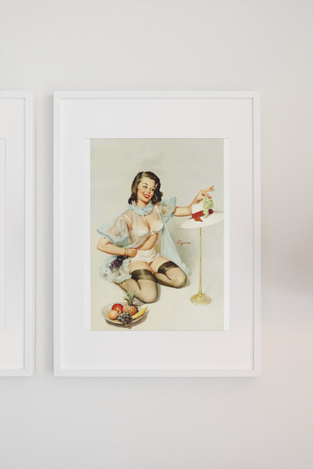 Tasteful Design by Gil Elvgren, pin-up poster — gallery wall