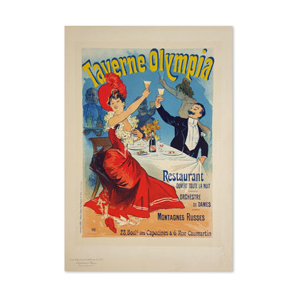 Taverne Olympia 1900 poster print