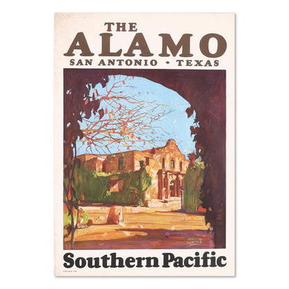 The Alamo Southern Pacific poster print