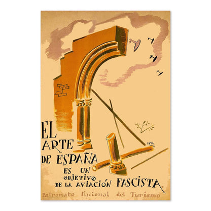 The Art of Spain Is a Target poster print