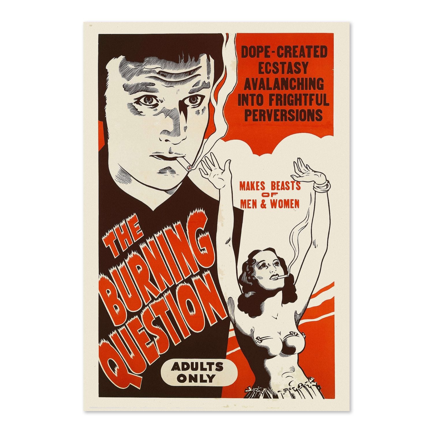 The Burning Question poster print