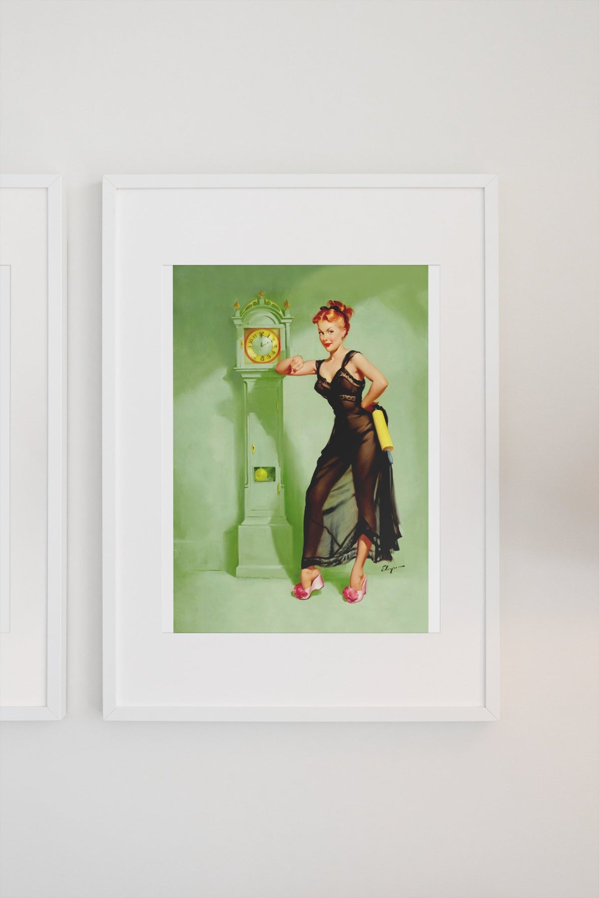 The Honeymoon's Over by Gil Elvgren, pin-up poster — gallery wall