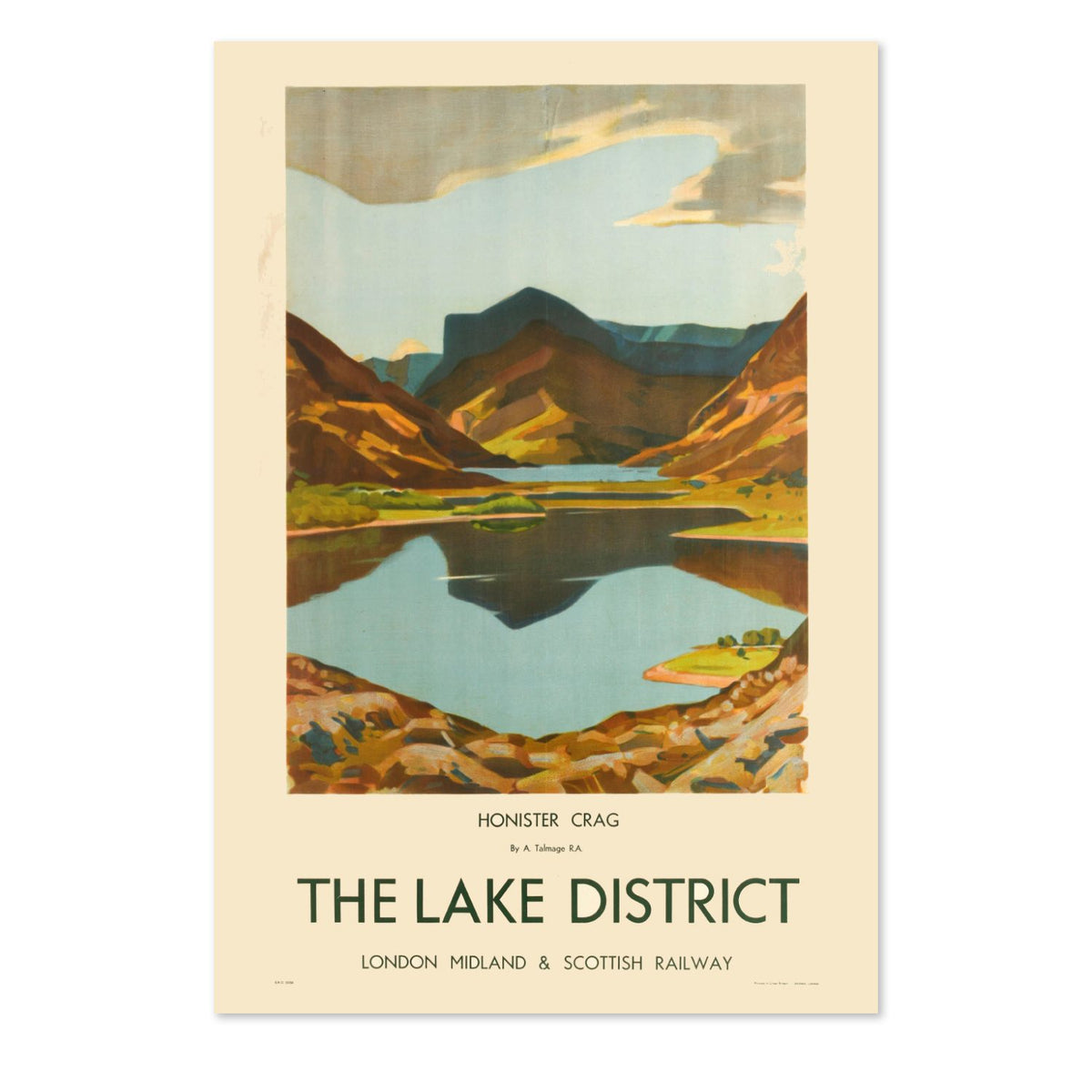 The Lake District poster print