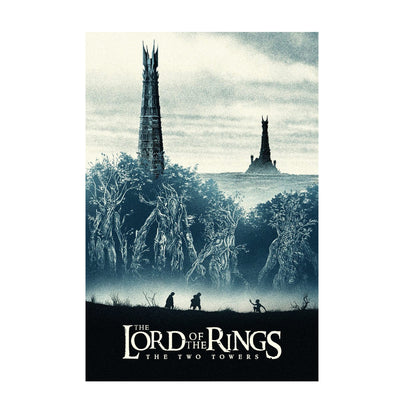 The Lord of the Rings: The Two Towers (2002) Movie Two Towers Art poster print