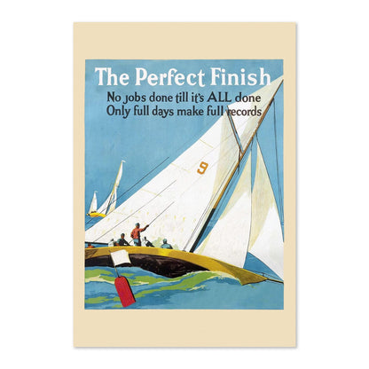 The Perfect Finish poster print