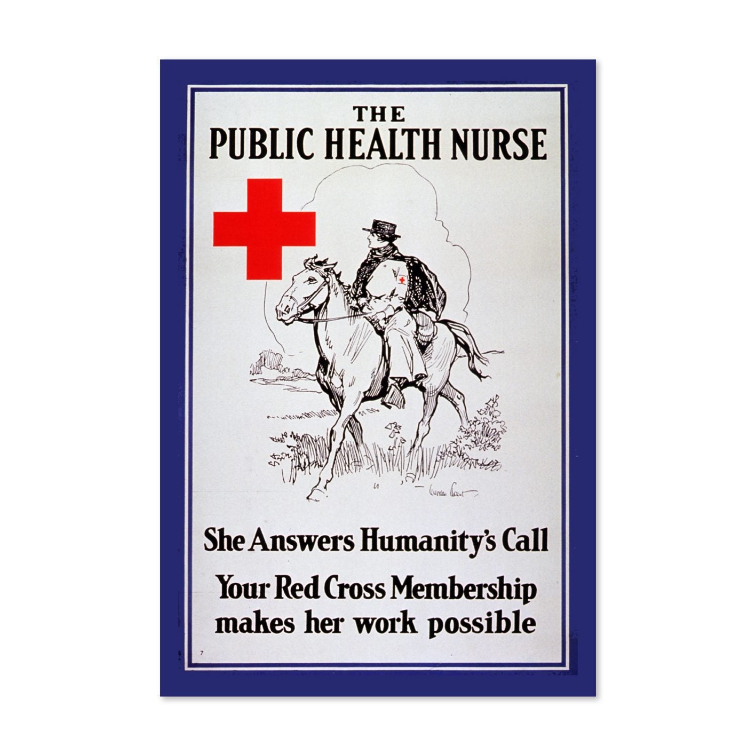 The Public Health Nurse poster print