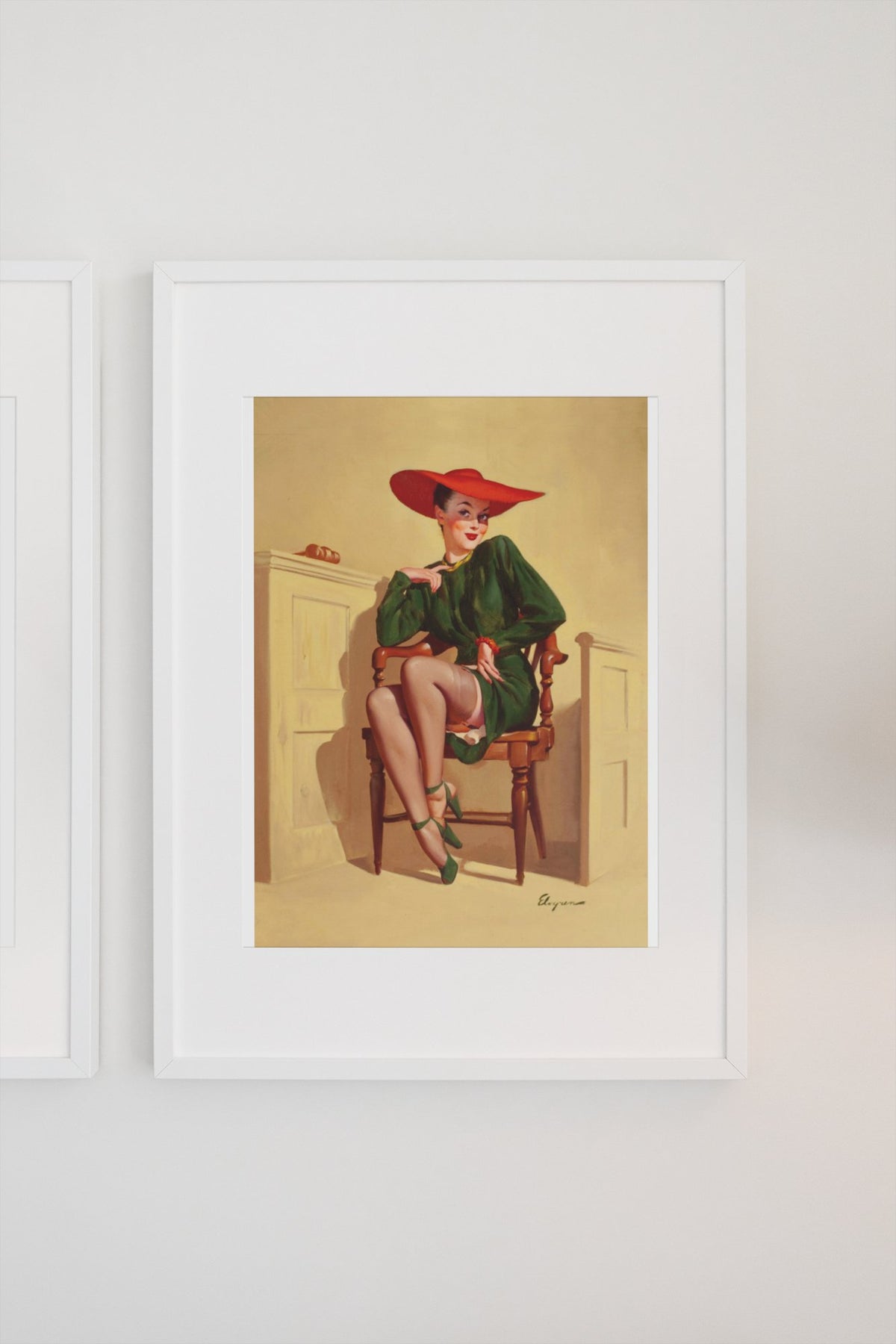 The Verdict Was WOW by Gil Elvgren, pin-up poster — gallery wall