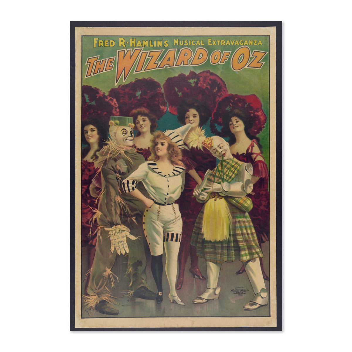 The Wizard of Oz Stage Musical poster print