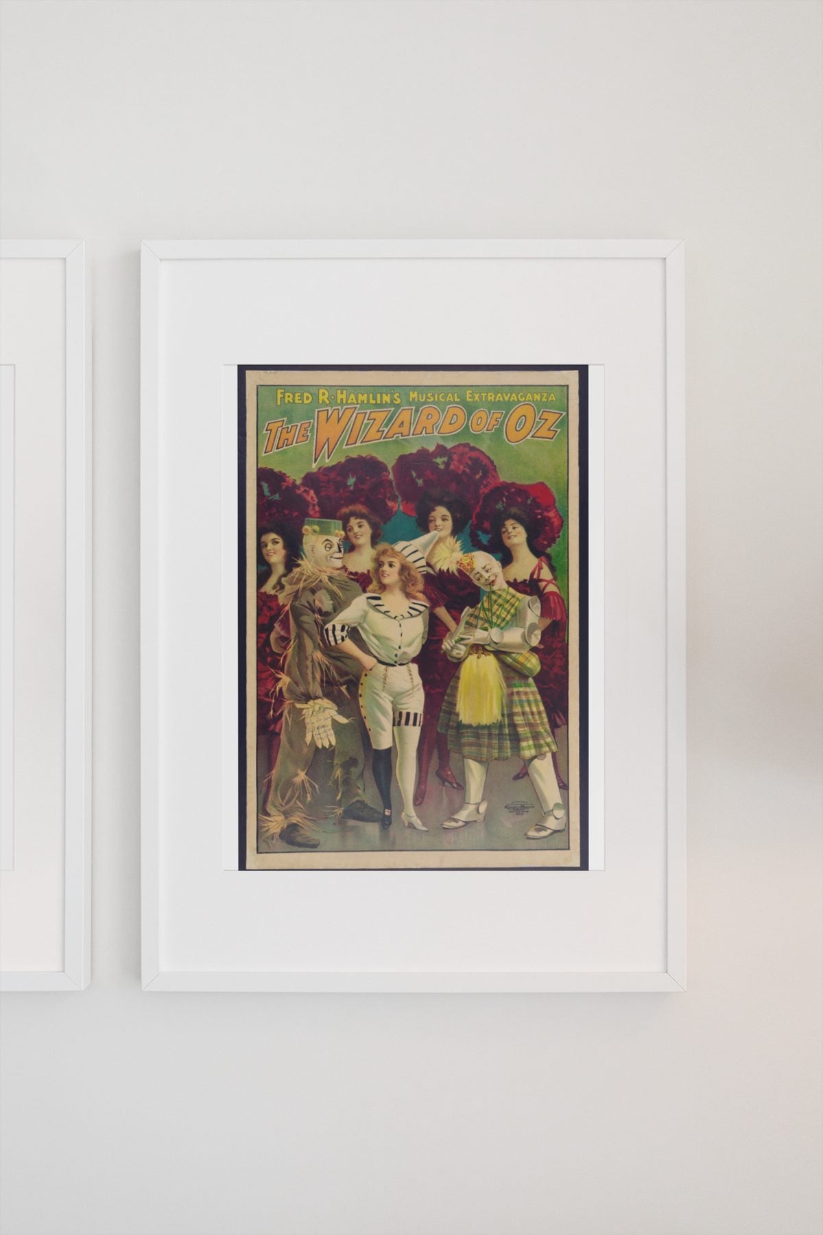 The Wizard of Oz Stage Musical poster on a light wall