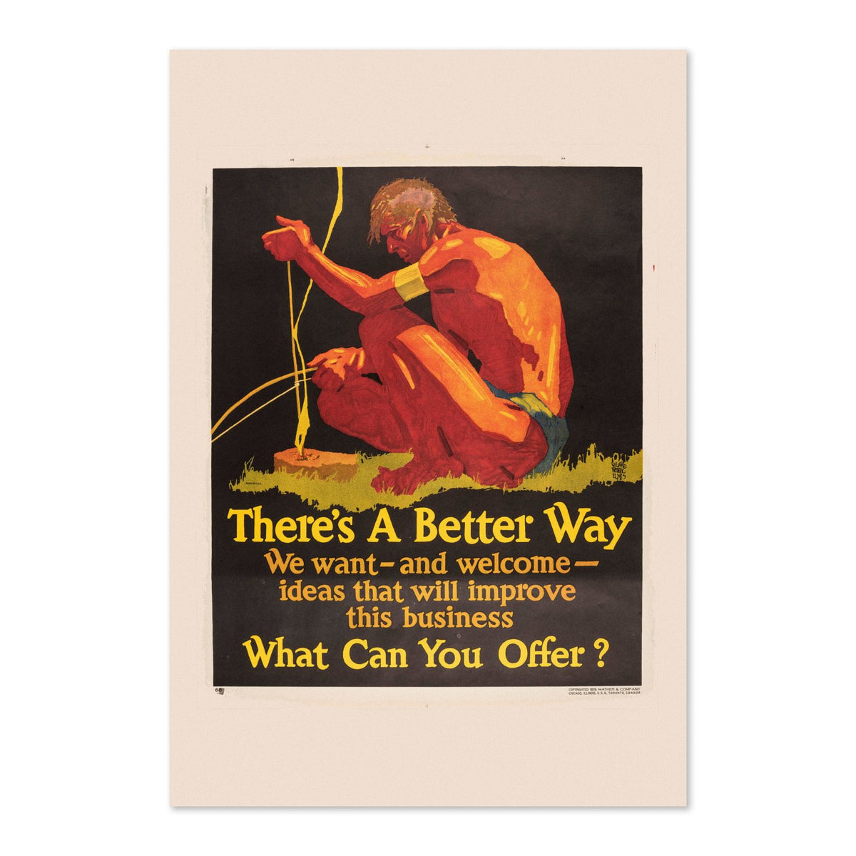 There’s a Better Way poster print