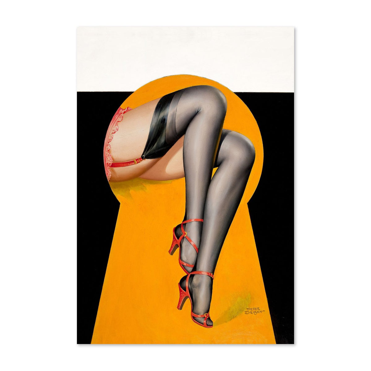 Through the Keyhole poster print