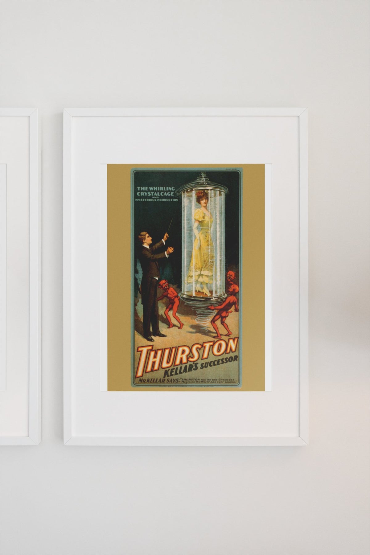 Thurston Prisoner of Canton poster on a light wall