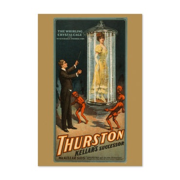 Thurston Whirling Crystal Cage poster print