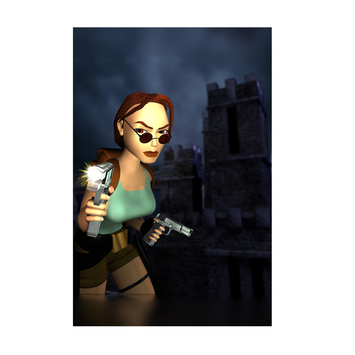 Tomb Raider III Key Art poster print