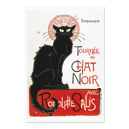 Tournée du Chat Noir 1896 black cat poster print