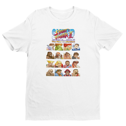 Super Street Fighter II The New Challengers | Characters Select Screen Premium Unisex T-shirt